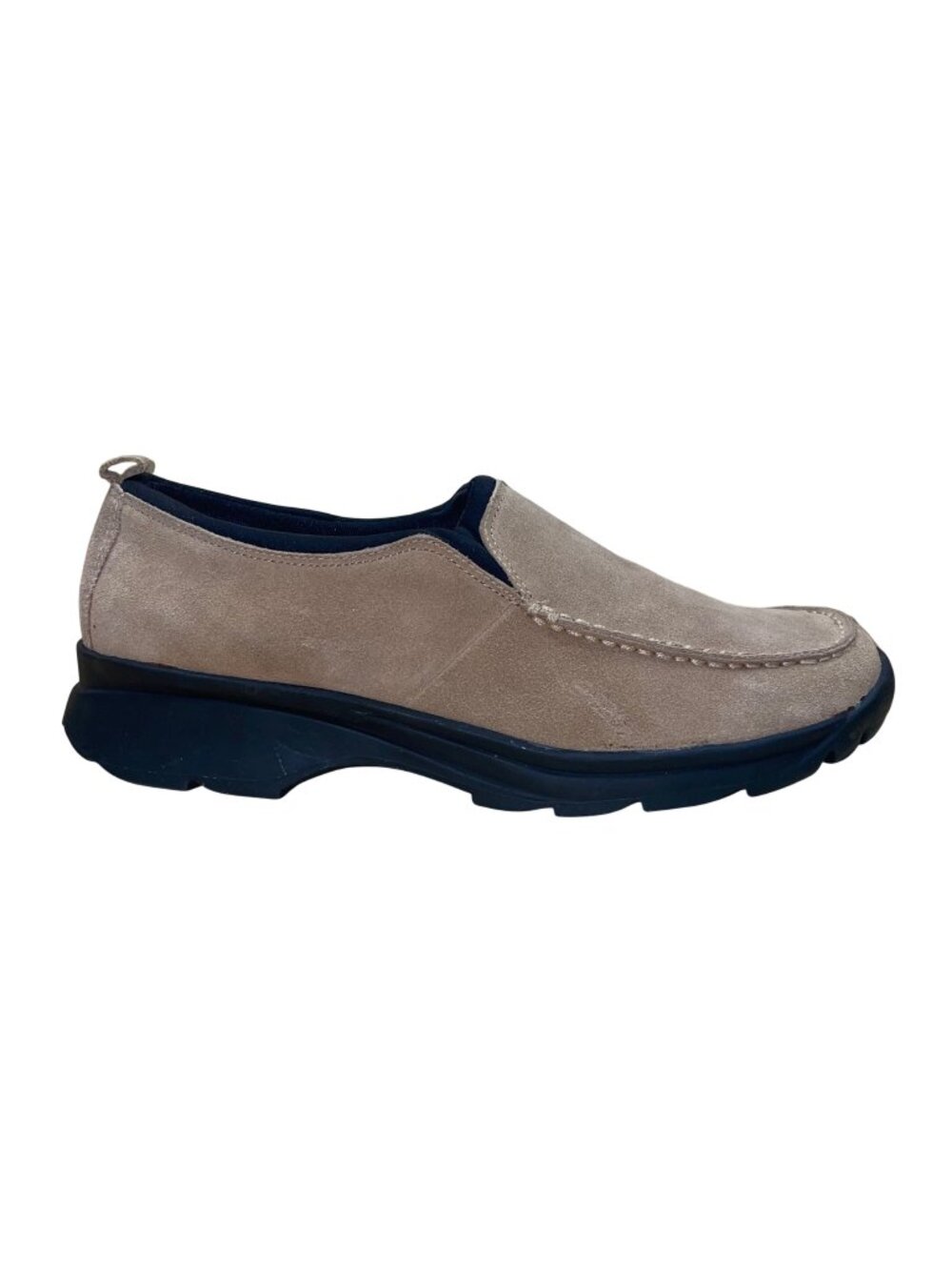 RealComfort By Chadwicks Women’s Light Brown Suede Slip-On Loafers Size 10M
